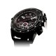 Montre Racer - GTO - Montre noir pour homme sport auto avec double aiguille centrale