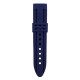 Bracelet montre pour homme silicone 24 mm bleu marine