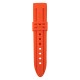 Bracelet montre pour homme silicone 24 mm orange