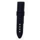 Bracelet montre pour homme silicone 24 mm noir