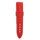 Bracelet montre pour homme silicone 24 mm rouge