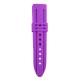 Bracelet montre pour homme silicone 24 mm violet