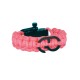 Bracelet paracorde rose - Boucle noire - GTO