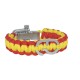 Bracelet paracorde couleurs Espagne - Boucle acier - GTO