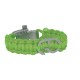 Bracelet paracorde vert - Boucle acier - GTO