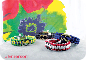 Bracelet paracorde Emerson Bracelet tresse en corde de survie GTO