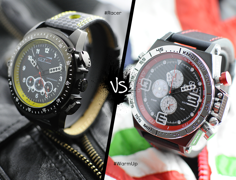 Montres pour homme Racer et Warm-Up de la marque GTO