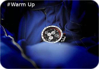 montre homme sport auto Warm Up