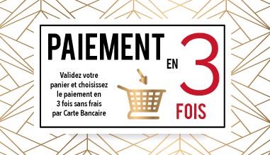 Paiement en 3 fois sans frais